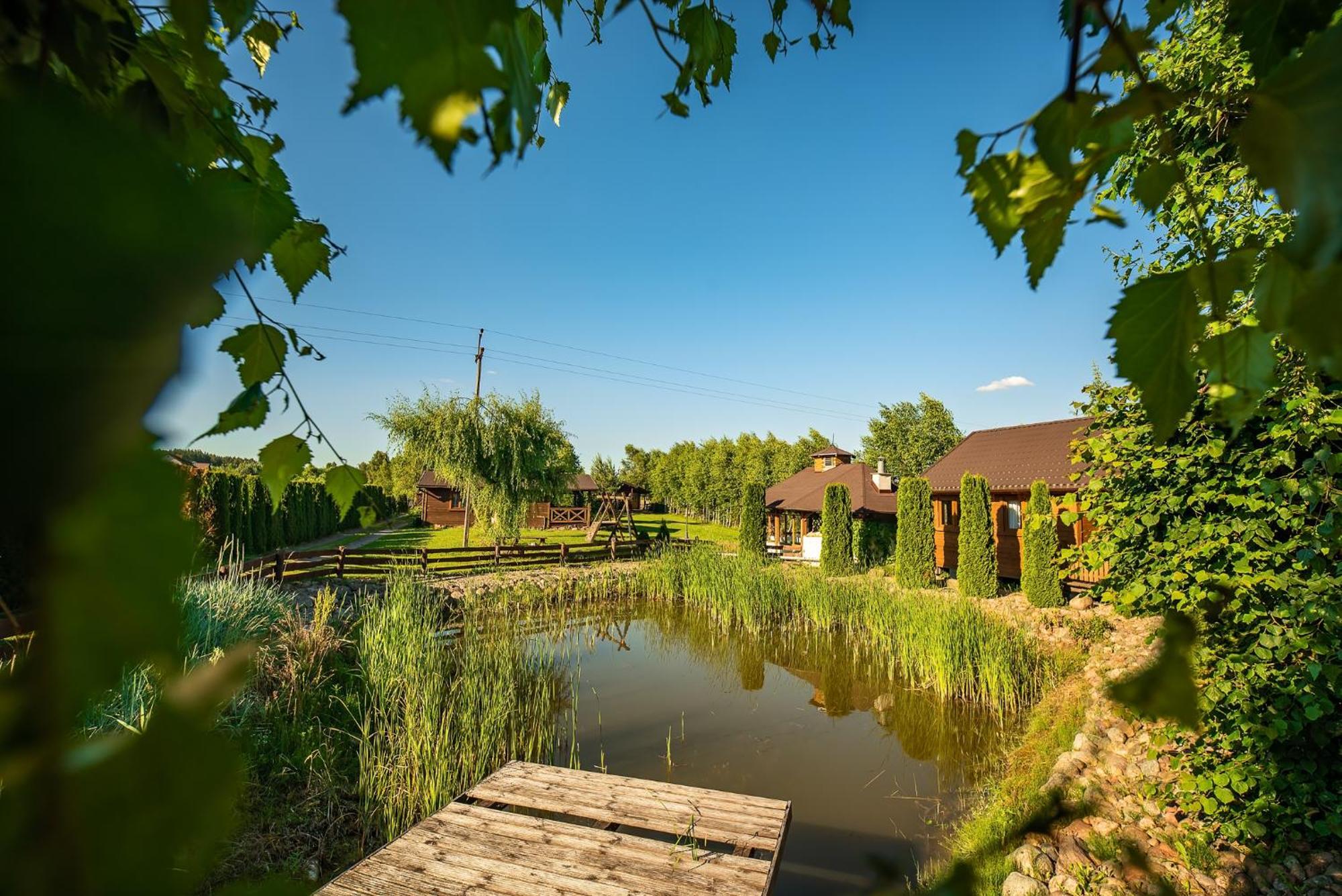 Wielewski Cypel Domki letniskowe na Kaszubach Wiele Exterior foto